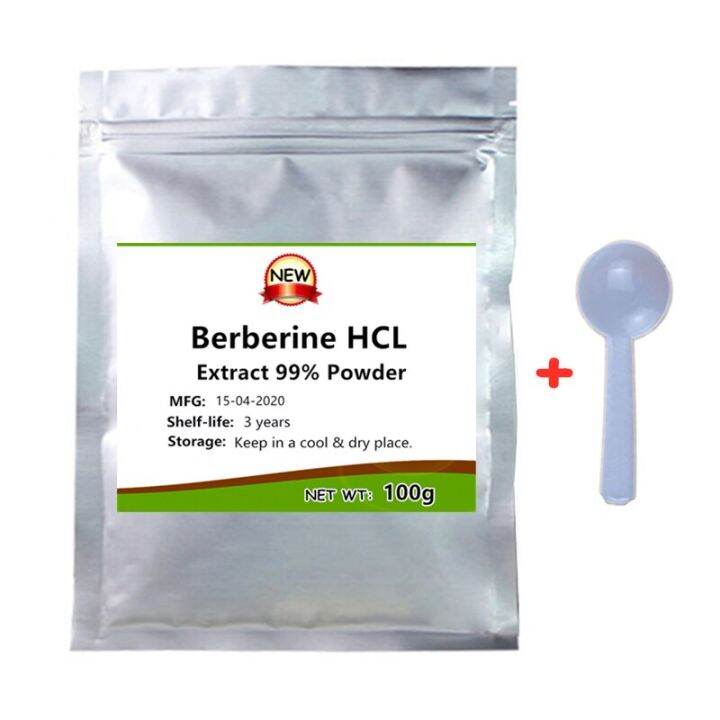 Berberine HCL Extract 99% Powder - Supports Immune Function, Glucose ...