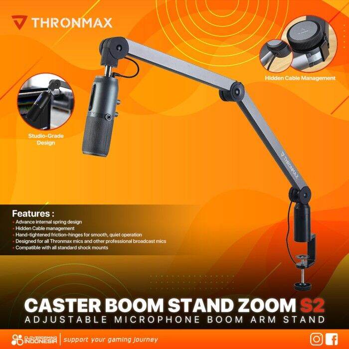 Thronmax Caster Boom Arm Stand S2 Zoom S2 Microphone Arm Stand