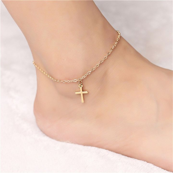 bohemia-cross-pendant-ankle-bracelet-fashion-foot-jewelry-for-women-summer-beach-party-accessory-stainless-steel-anklet-adhesives-tape