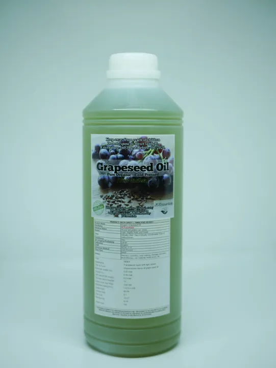 Grapeseed Carrier Oil 1LITER (100 Pure Undiluted Organic