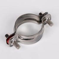 Free Shipping 1Pcs 8-108mm Tube 304 Stainless Steel Pipe Hanger Bracket Clamp Suppoert Clip