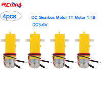 4ชิ้น DC เกียร์มอเตอร์ TT มอเตอร์200รอบต่อนาที DC 3-6โวลต์สำหรับ A Rduino รถสมาร์ทหุ่นยนต์1:48ชายเชื่อมต่อ RCmall FZ3176M