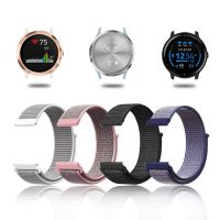 20Mm 22Mm 18Mm Tali Nilon Garmin Vivoactive 3 4S Gelang Jam Tangan untuk Garmin Venu 2 Plus SQ Forerunner 245 645 Gelang