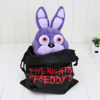 25cm plush toys FNAF Plush Toys Freddy Bear Foxy Chica Bonnie Plush Stuffed Toys with Drawstring bag