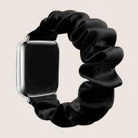 สามารถใช้ได้กับสายคาด Apple Watch Scrunchie 38/40/41mm4 2/44/45มม. ยางยืดวงเดี่ยวน่ารักนาฬิกาสายนาฬิกาข้อมือสำหรับ Apple Watch สำหรับผู้หญิง