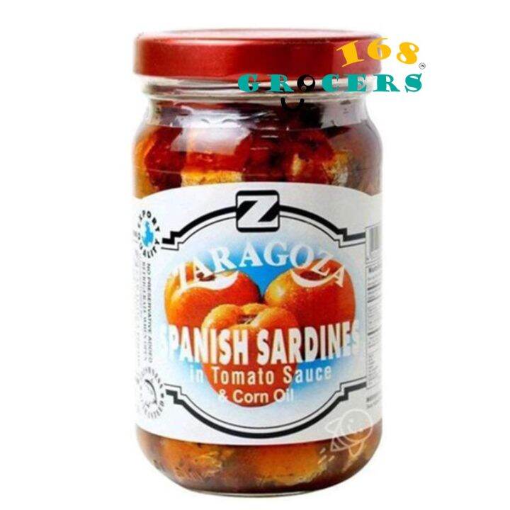 ※Zaragoza Bottled Spanish Style Tomato Sauce Sardines in Corn Oil♟