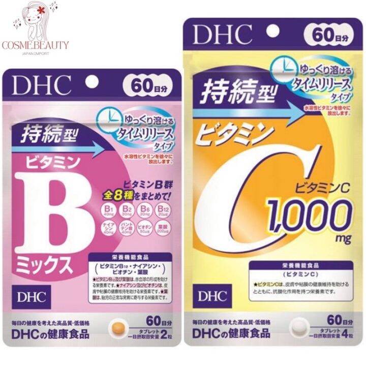 NEW [💥ส่งไว/ exp. 20242025] DHC vitamin C Sustainable Bmix Persistent