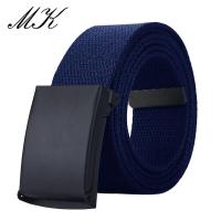 MaiKun Canvas Belts for Men Military Tactical Male Strap Metal Slider Buckle Men Belts for Jeans Pants Belts