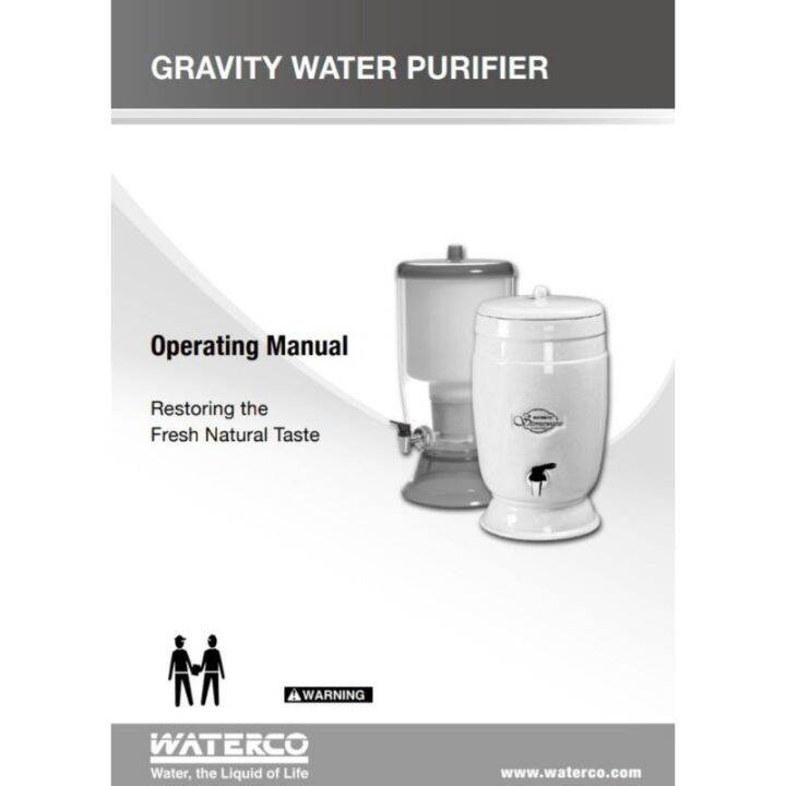 WATERCO STONEWARE DRINKING WATER PURIFIES FULL SET Lazada