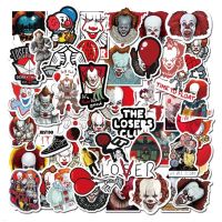 10/30/50Pcs clown Graffiti Waterproof Skateboard Travel Suitcase Phone Laptop Luggage Stickers DIY Kids Girl Toys