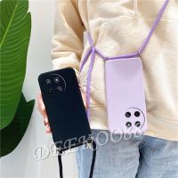 เคสซิลิโคนคลังสินค้าพร้อมสำหรับ Realme 11 C51 NFC 4G 5G RealmeC51 Realme11 2023ใหม่นุ่มปลอกโทรศัพท์มือถือพร้อมสายคล้องคอฝาครอบโทรศัพท์