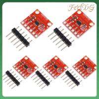 FEELDG 5Pcs I2C DAC โมดูล MCP4725 2.7โวลต์ถึง5.5โวลต์ 12บิตค่ะ บอร์ดพัฒนาพัฒนา Arduino DAC DAC ประสิทธิภาพสูงมาก โมดูล Breakout Arduino สำหรับเด็ก