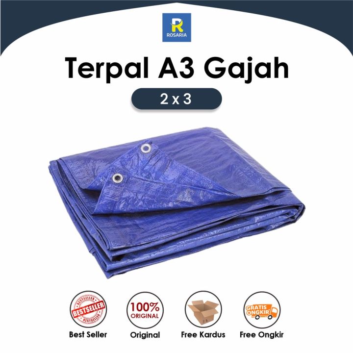 Terpal A3 2x3 Meter Merk Gajah Plastik Tebal | Lazada Indonesia