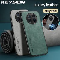 {Taoyitao} KEYSION เคสหนังสุดหรูสำหรับ Huawei Mate 50 Pro 40เคสหลังโทรศัพท์ซิลิโคนกันกระแทก20 30 5G