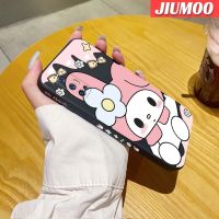 เคส JIUMOO สำหรับ Vivo V19 (อินโดนีเซีย) เคส V19 Neo การ์ตูนเมโลดี้นิ่มเคสมือถือบางลายขอบสี่เหลี่ยมด้านข้างเคสซิลิโคนเคสนิ่มเคสป้องกันการกระแทก