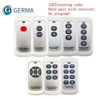 ┅ GERMA 433MHz 1 2 4 8 Button 1527Code far distance Remote Control Switch RF Relay Transmitter Wireless Key For Garage Opener Door