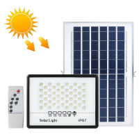 300Watt Solar Street Lights 100W Super Bright Solar Spotlight Outdoor Lamp with Remote Control IP67 Waterproof Solar Flood Light