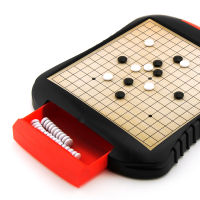 ใหม่สไตล์ลิ้นชัก Gomoku Gobang หมากรุกแม่เหล็กแบบพกพาเกมกระดาน Baduk หมากรุกแม่เหล็ก Weiqi ชุดสำหรับเพื่อนเ...-Gothi2