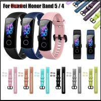 OKL9 อ่อนนุ่ม สร้อยข้อมือ สายรัดข้อมือ กีฬา สายสำรอง ซิลิโคน สายนาฬิกา For Honor Band 5 4