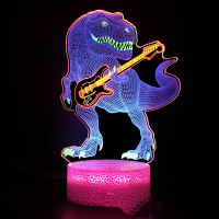 3D LED Night Light Lamp Dinosaur Series 3 Colors Night light Remote Control Table Lamps Home Decor Toy For Kid Birthday Gifts