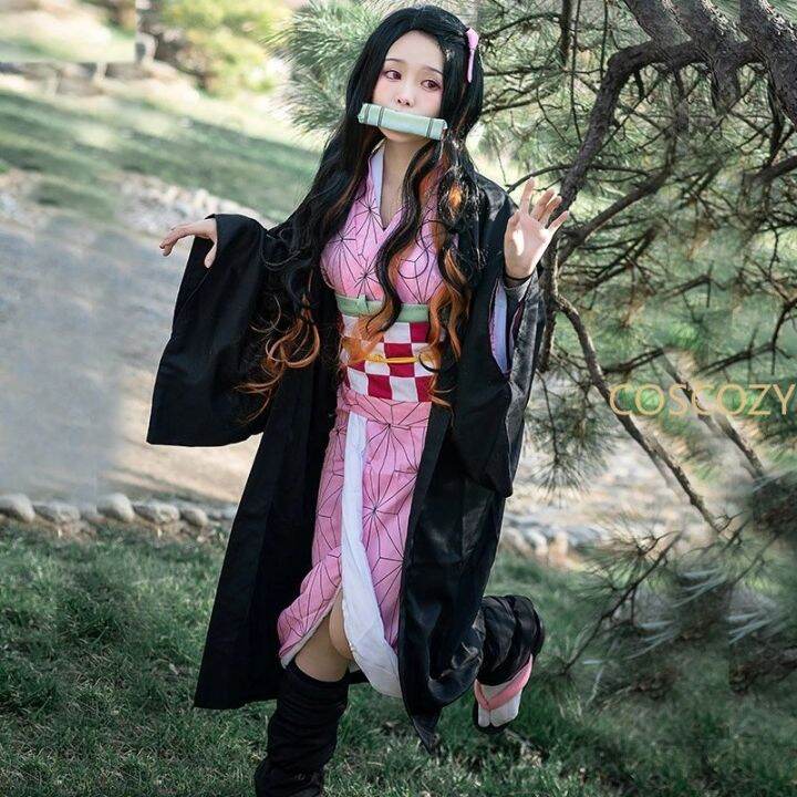 anime-demon-slayer-nezuko-cosplay-costume-kimono-kimetsu-no-yaiba-kamado-nezuko-costume-wig-womens-girls-kimono-uniform-clothes