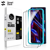 SmartDevil ฟิล์มกระจก Screen Protector for POCO X5 Pro POCO F5 Pro POCO F5 Redmi Note 12 Pro Redmi Note 12 Turbo Redmi Note 12T Pro Full Coverage Tempered Glass Film Clear Anti-fingerprint