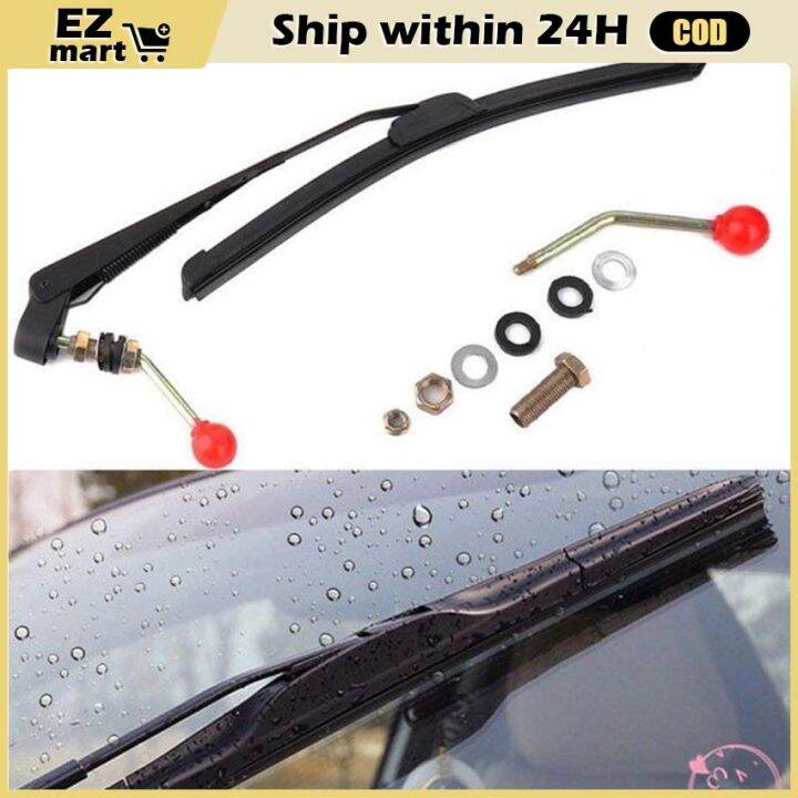 450/400mm Universal Manual Windshield Wiper Hand Operated Windshield