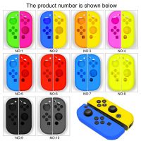 Left Right Silicone Joycon Case Cover for Nintendo Switch Solid Color Rubber Protection for Ns Switch Oled Controller Case Skin