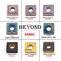 BEYOND SNMG 1204 เม็ดมีดคาร์ไบด์ SNMG120404 SNMG120408 SNMG120412 SNMG1204 เครื่องมือกลึง SNMG12 เครื่องกลึง CNC 10 ชิ้น / กล่อง