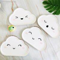 ۩✈✆ 8Pcs/Lot New Hot Stamping Disposable Tableware Cute Cloud Shape Gradient Paper Dinner Plate Banquet Theme Party Decoration