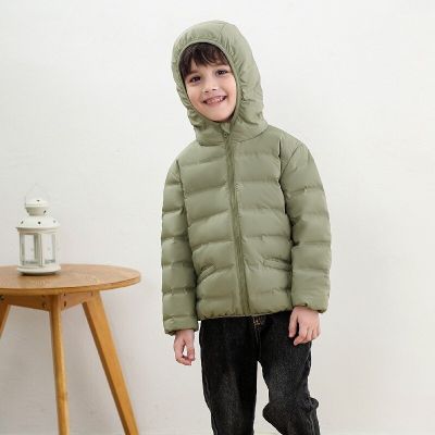 ZZOOI 3-8 Years Boys  Girls Puffer Jacket 2022 New Arrivals  90% White Duck Down Ultra Lightweight Fashion Hooded  Kids Winter Clothes