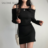 SALOME SELECT ชุดเดรสผู้หญิง เสื้อผ้าผญสวยๆ เดรส เท่ วินเทจ คลาสสิค นุ่มนวล WLQ2393HH3 41Z231013