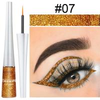 CMAADU 16color 2 In 1 Glitter Liquid Eyeliner Eye Shadow With Sequins Waterproof Long-lasting Makeup Brighten Eye Cosmetic TSLM1