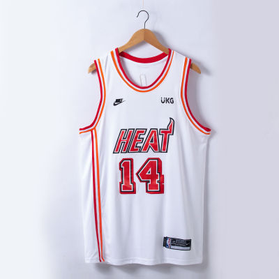 Ready Stock Shot Goods Hot Sale Mens 2022-23 Miami Heat 22 Jimmy Butler Tyler Herro Swingman Jersey - White