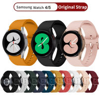 สายรัดเปลี่ยนซิลิโคนสำหรับ Samsung Galaxy Watch 4 40Mm 44Mm/Watch 4 Classic 42Mm 46Mm/Watch 5 40Mm 44Mm/Watch 5 Pro 45Mm/Watch 6 40Mm 44Mm/Watch สายนาฬิกาอัจฉริยะ6คลาสสิก43มม. 47มม.