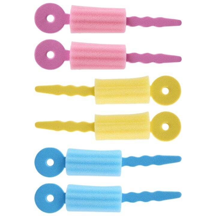 6-pcs-hair-care-foam-rollers-magic-sponge-soft-hair-curler-hair-styling-hair-roll-rollers-diy-tools-for-women