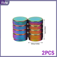 【RAI】 2 pcs ล้อยางวาล์ว CAP Stem caps ฝาครอบฝุ่นสำหรับจักรยานรถรถบรรทุก