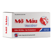 MỠ MÁU TÂM BÌNH Hỗ trợ giảm mỡ máu, giảm nguy cơ xơ vữa mạch máu