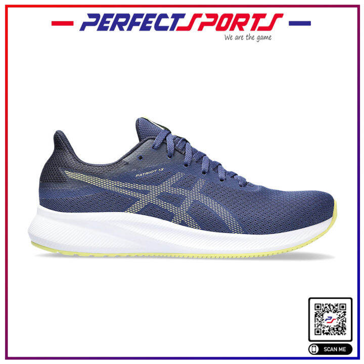 ASICS PATRIOT 13 Deep Ocean/Glow Yellow RUNNING SHOE Lazada