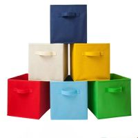 bjh☄▲  Non-woven fabric BinsFoldable Cubes Organizer Drawer Closet