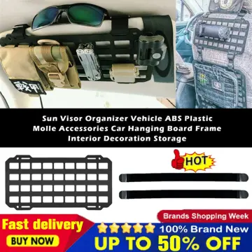 Tactical car visor organizer discount