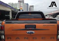 กันรอยขอบกระบะท้าย ครอบขอบกระบะท้าย สำหรับ Ford Ranger 2012-2021 แบบไม่มีไฟ ผิวส้ม