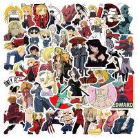 hotx【DT】 10/30/50PCS Anime Fullmetal Alchemist Trend Graffiti Sticker Skateboard Car Helmet Laptop Computer Wholesale