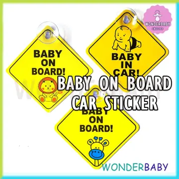 Baby on Board Sticker: Buy Baby on Board Sticker for Car Online in