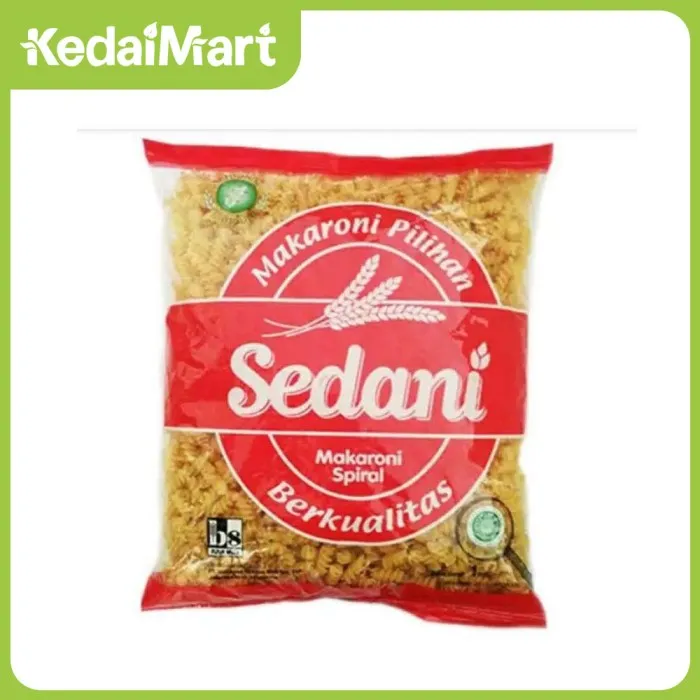 Sedani Pasta Makaroni Spiral 1 Kg | Lazada Indonesia