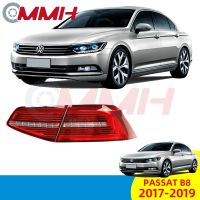 Volkswagen Passat B8 (2017-2019) เสื้อ​ไฟท้าย ไฟท้าย​แต่ง ไฟท้ายไฟเบรค​ ไฟเลี้ยว Taillamp Taillight ไฟท้าย​ พร้อมทับทิม ไฟท้ายกันชนหลังสําหรับ​ ทับทิมในฝาท้ายไฟท้าย ไฟเบรก ไฟสัญญาณเตือน