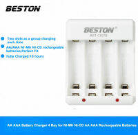 Beston Basic Travel Charger แท่นชาร์จ AA/AAA รุ่น BST-C807B ไฟ LED 2 ช่อง batterymania