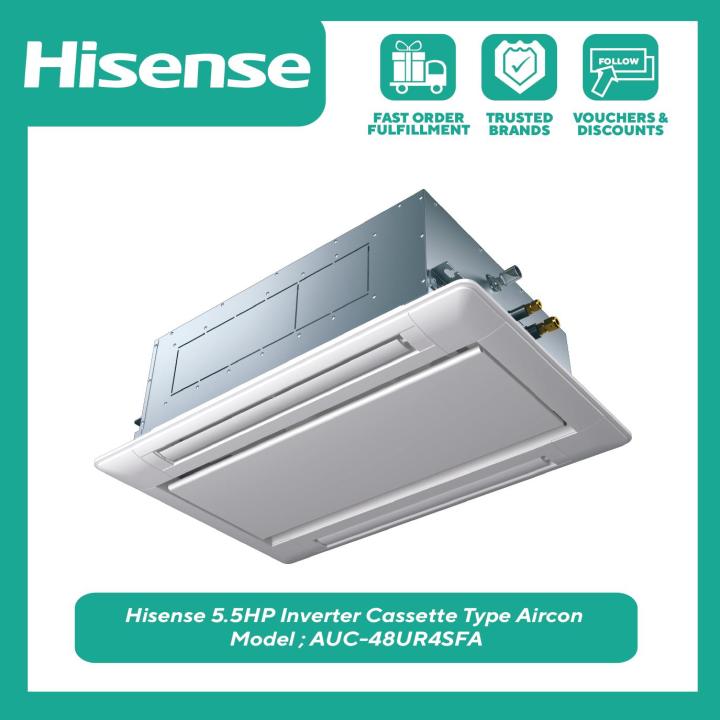 Hisense Auc 48ur4sfa 55hp Cassette Type Inverter Aircon Energy Saving And Fast Cooling Lazada Ph 1782