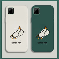 เคสเรียวมี c11 Case เคสการ์ตูนน่ารักเป็ดเคสซิลิโคนเหลว Flocking ฝาครอบโทรศัพท์ป้องกัน เคสโทรศัพท์