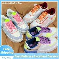 2022 New Strawberry Orange Fruit Pattern Flat High Quality Shoelaces Women High-top Canvas Shoe Laces Sneakers Small White Shoes